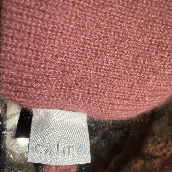 Johnny Was Calme Sleep Mask Cashmere Silk Eye Cover Mauve Pink Silk Travel Pouch - Picture 5 of 7